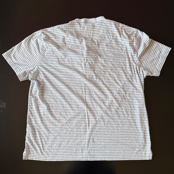 Lacoste Henley - Size XXXL - Grey with Black Stripes - Picture 3 of 3